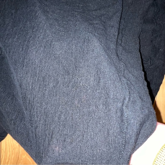 Madewell Crop V Neck Linen Tee - Picture 5 of 5